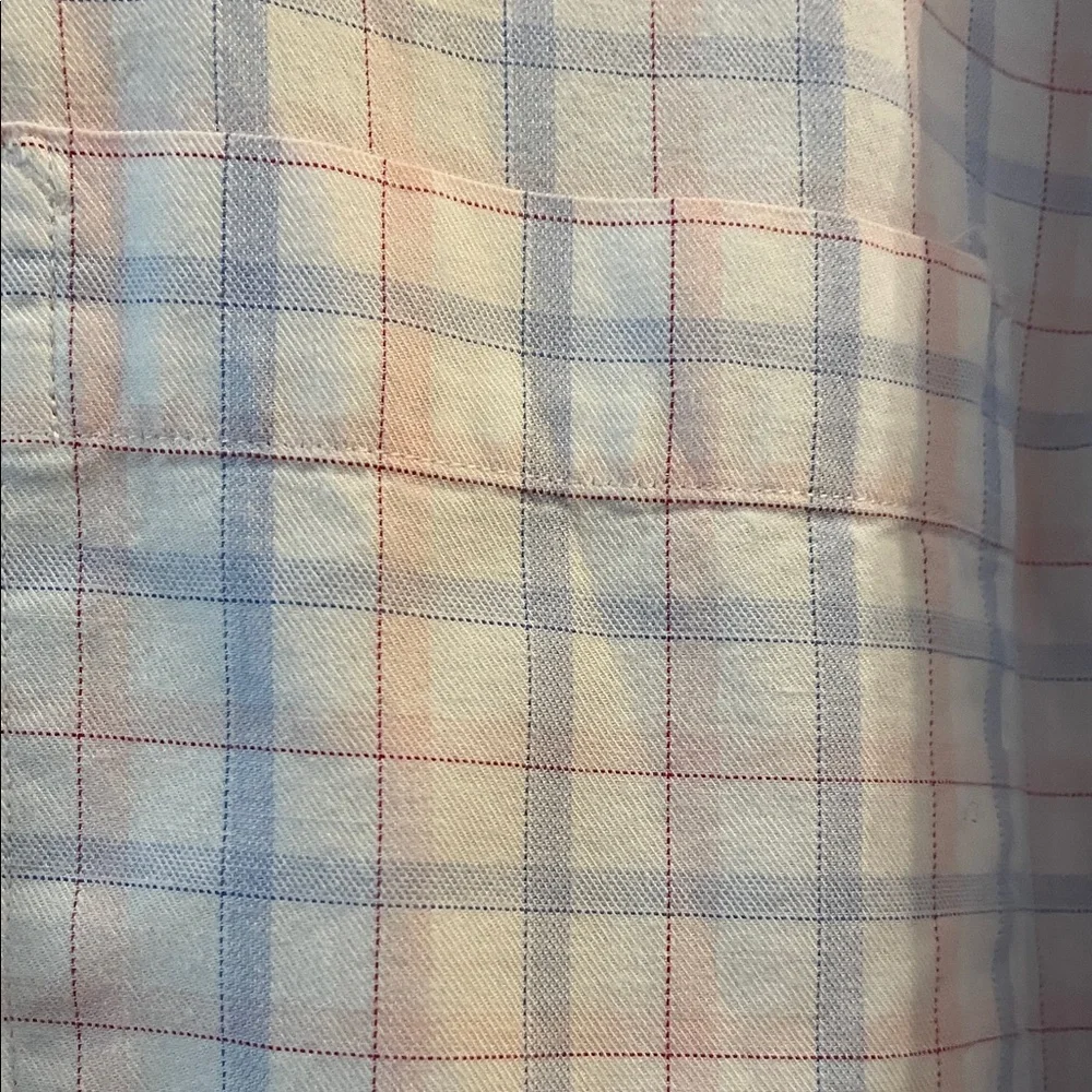 Tommy Hilfiger Regular Fit Men's Light Pink Checkered Shirt L